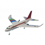 RC Airbus RTF - Zánovní, lehce ušpiněný čumák letadla, plně funkční, outlet, chybí směrovka