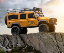 Kovový Land Rover Defender- Zánovní, volant na ovladači je poškozen, outlet