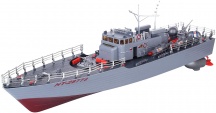 RC torpedo boat 1:115- Zánovní, zlomený stožár, některé detaily lodi nelícují, outlet
