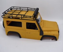 Žlutá karoserie Land Rover RMT 1:12- se světelnou rampou