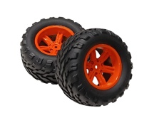 Kola pro model Dominátor Monster od RMT ( 2 ks) oranžová