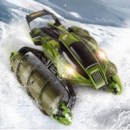 Obojživelník Amphibious Stunt Car - zelený maskáč